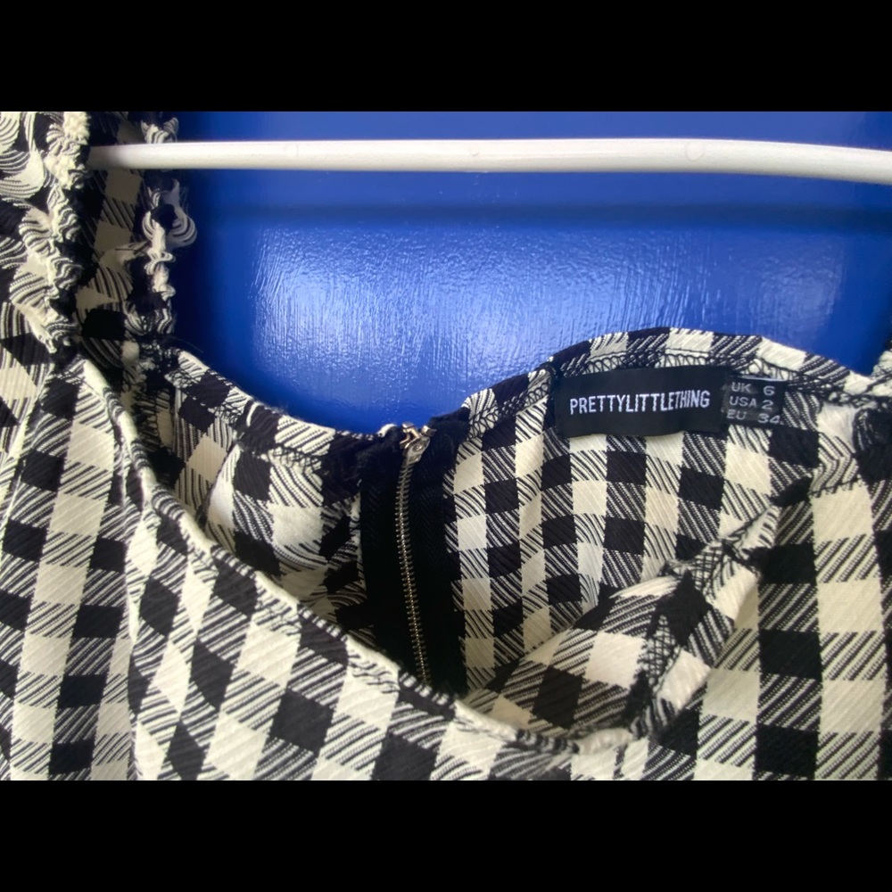 Pretty little things checkered crop top